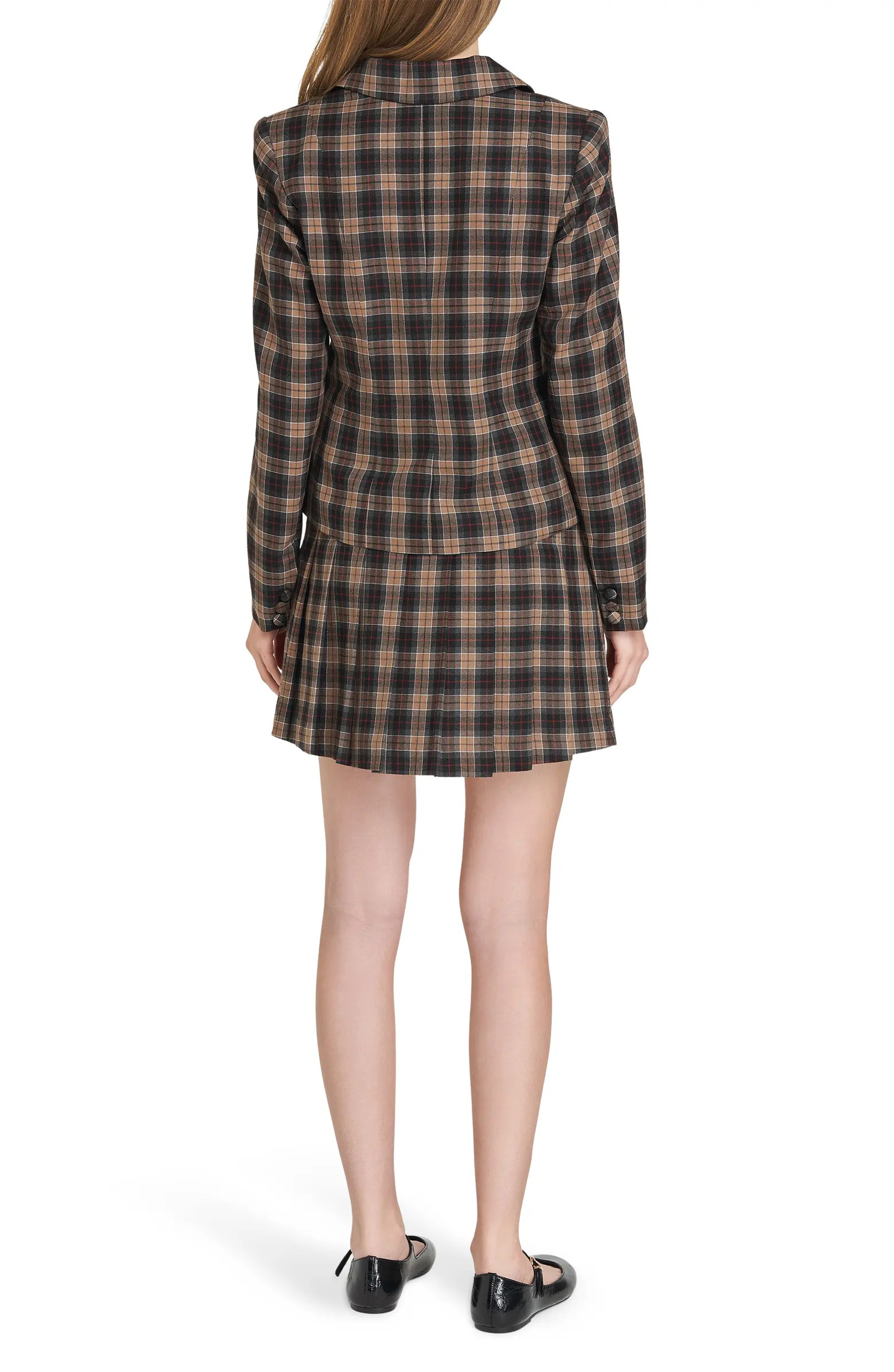 WAYF Darby Plaid Pleated Miniskirt | Nordstrom | Nordstrom