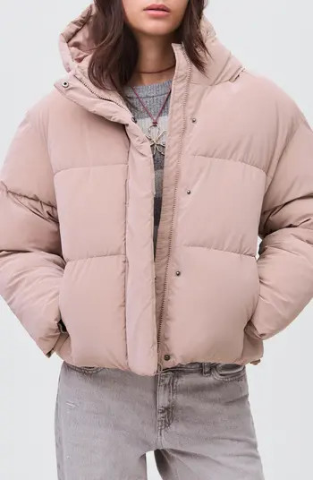 MANGO TEEN Hooded Puffer Jacket | Nordstrom | Nordstrom