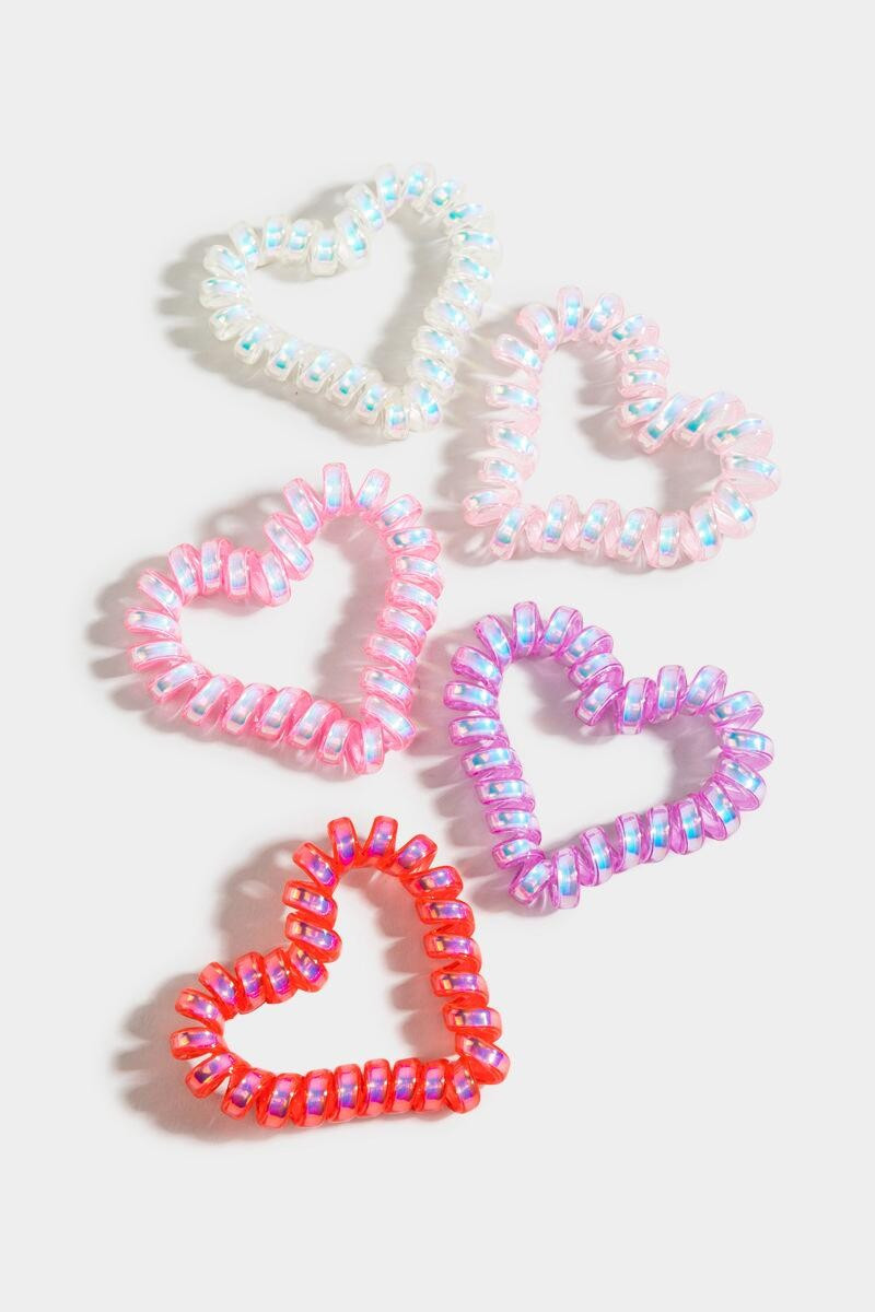 Aria Heart Hair Coils | Francesca’s Collections