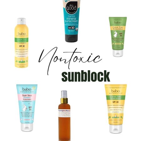 Nontoxic Sunblock 

#nontoxic #toxinfree #chemicalfree #summer #ltksummer #sunscreen #sunblock #nontoxicliving 