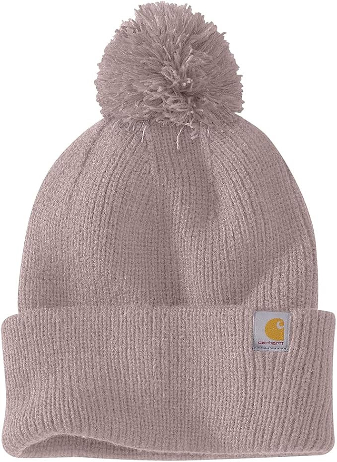 Carhartt Women's Knit PomPom Cuffed Beanie | Amazon (US)