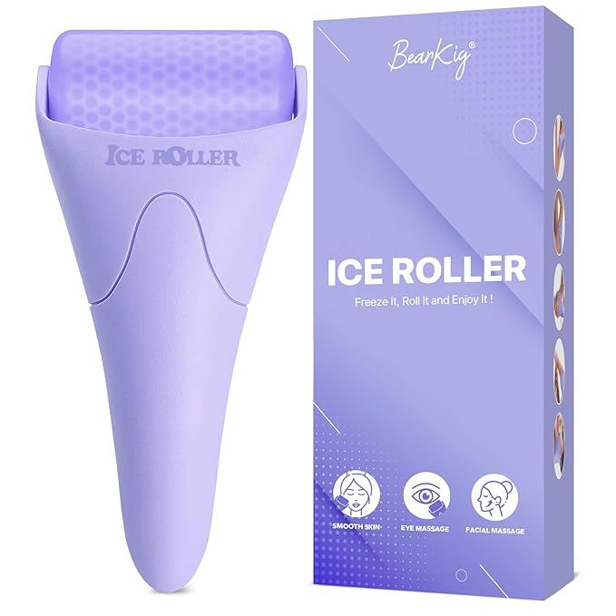 BearKig Ice Roller, Ice Roller for Face, Ice Face Roller, Cold Facial Ice Roller Massager for Eye... | Amazon (US)