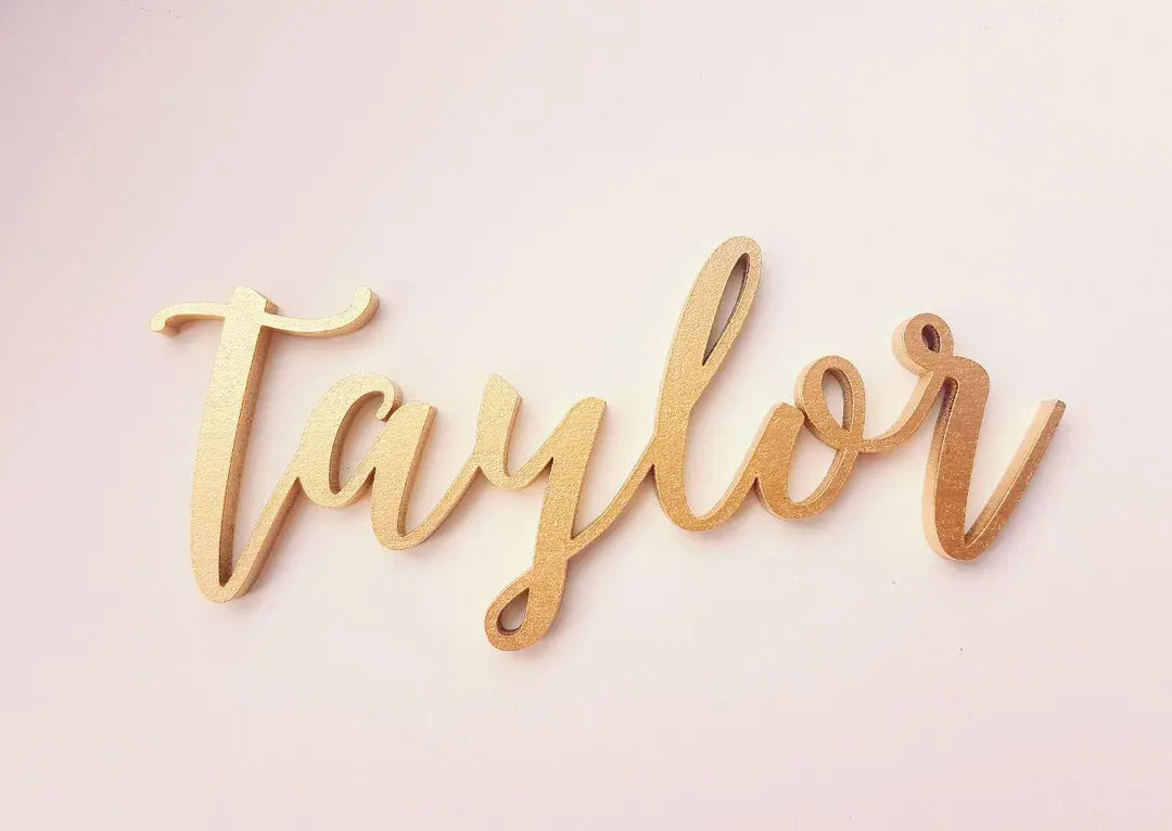 Gold Custom Name Sign. Personalized Baby Name. Baby Wall Decor. INSERT YOUR NAME - Etsy | Etsy (US)