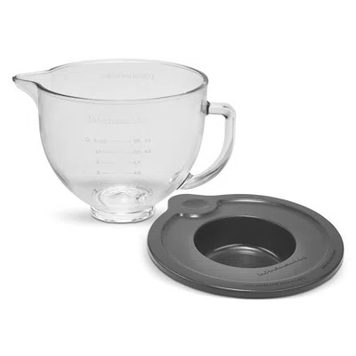 KitchenAid® 5 Quart Tilt-Head Glass Bowl with Measurement Markings & Lid | Wayfair North America