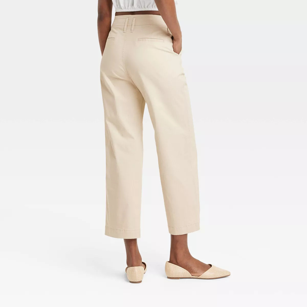 Women's High-Rise Straight Ankle Chino Pants - A New Day™ | Target