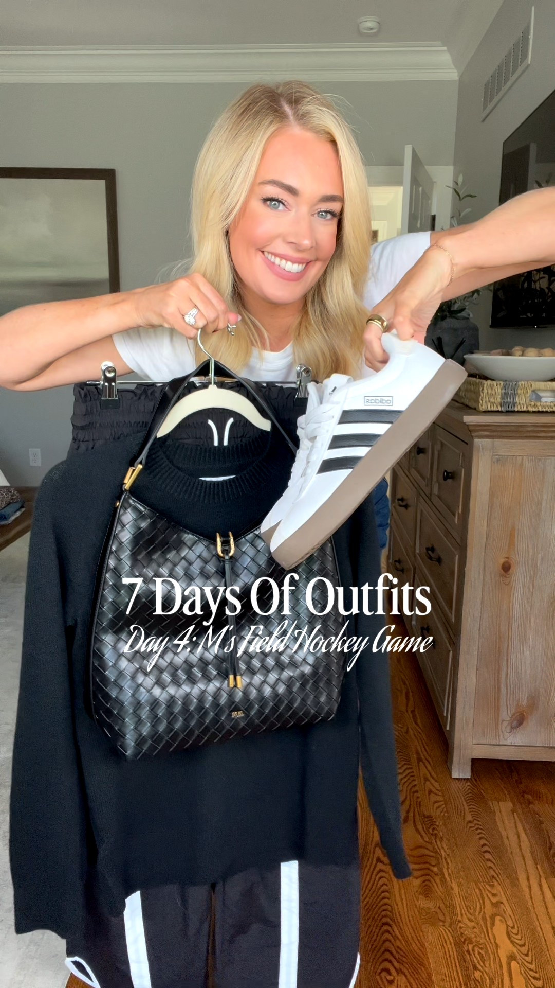 Wearing a small in the sweater, tee & track pants - everything fits true to size.

#LTKSeasonal #LTKFindsUnder50 #LTKStyleTip