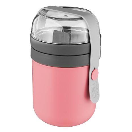 BergHOFF Leo Collection 2-Cup Dual Lunch Pot - Pink & Gray - 9164022 | HSN | HSN
