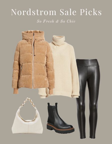 Nordstrom Black Friday sale picks!
-
#ootd - Fall outfit - corduroy puffer jacket women - faux leather leggings - white leather hobo with gold chain - brown leather Chelsea boots women - Vince Camuto - Sam Edelman - Free People sweater - clothing sale alert 

#LTKSeasonal #LTKsalealert #LTKstyletip