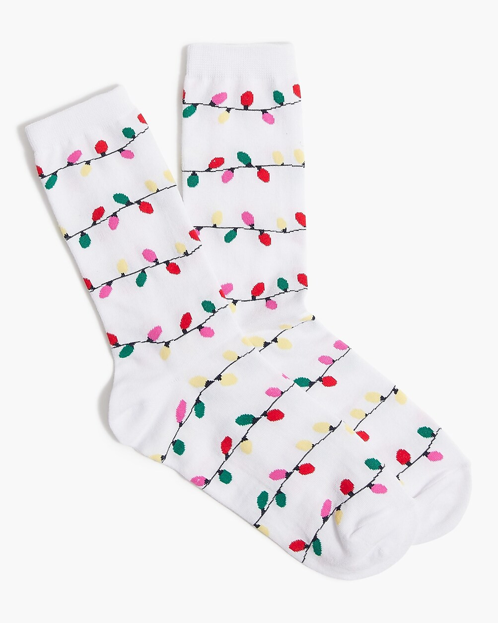 Holiday lights trouser socks | J.Crew Factory
