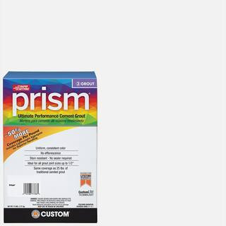 Custom Building Products Prism #640 Arctic White 17 lb. Grout PG64017T | The Home Depot