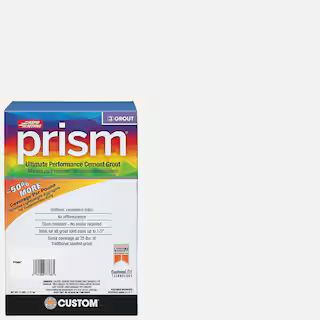 Custom Building Products Prism #640 Arctic White 17 lb. Grout PG64017T | The Home Depot