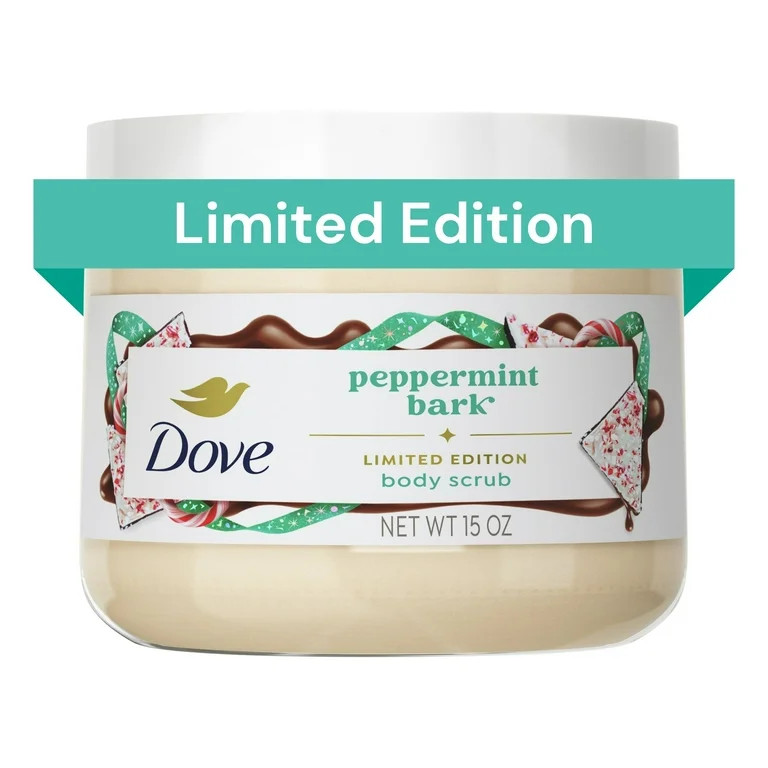 Dove Limited Edition Holiday Treats Body Scrub Peppermint Bark, 15 oz | Walmart (US)