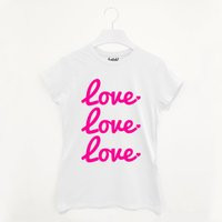 Love Women's Slogan T Shirt | Etsy (US)