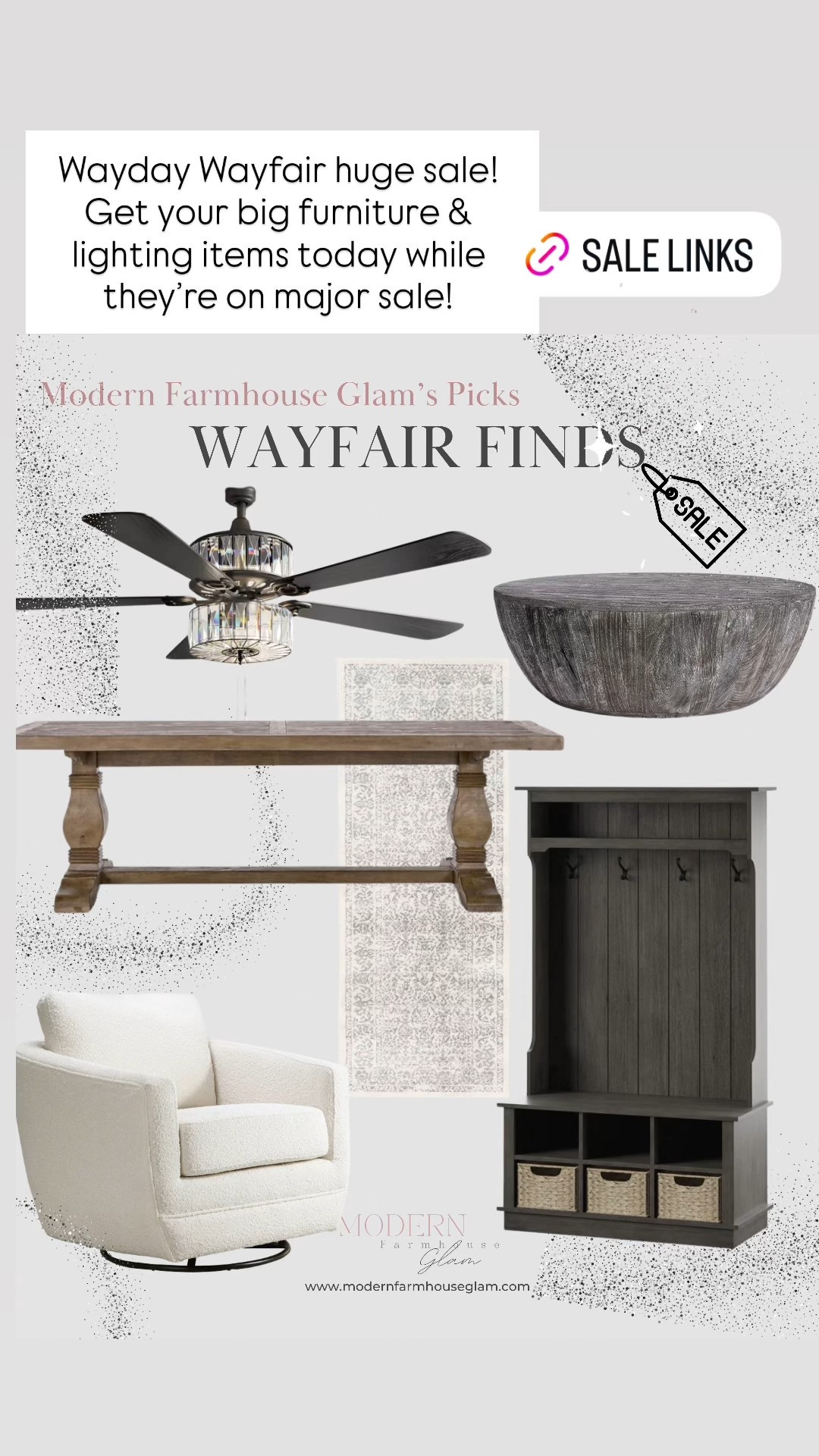 Wayfair Wayday Sale. Furniture, home, decor, rugs, lighting, time to make your big purchases while they’re on sale! 

#LTKSaleAlert #LTKGiftGuide #LTKHome