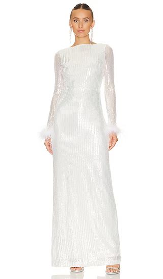 Evelyn Gown in White | Revolve Clothing (Global)