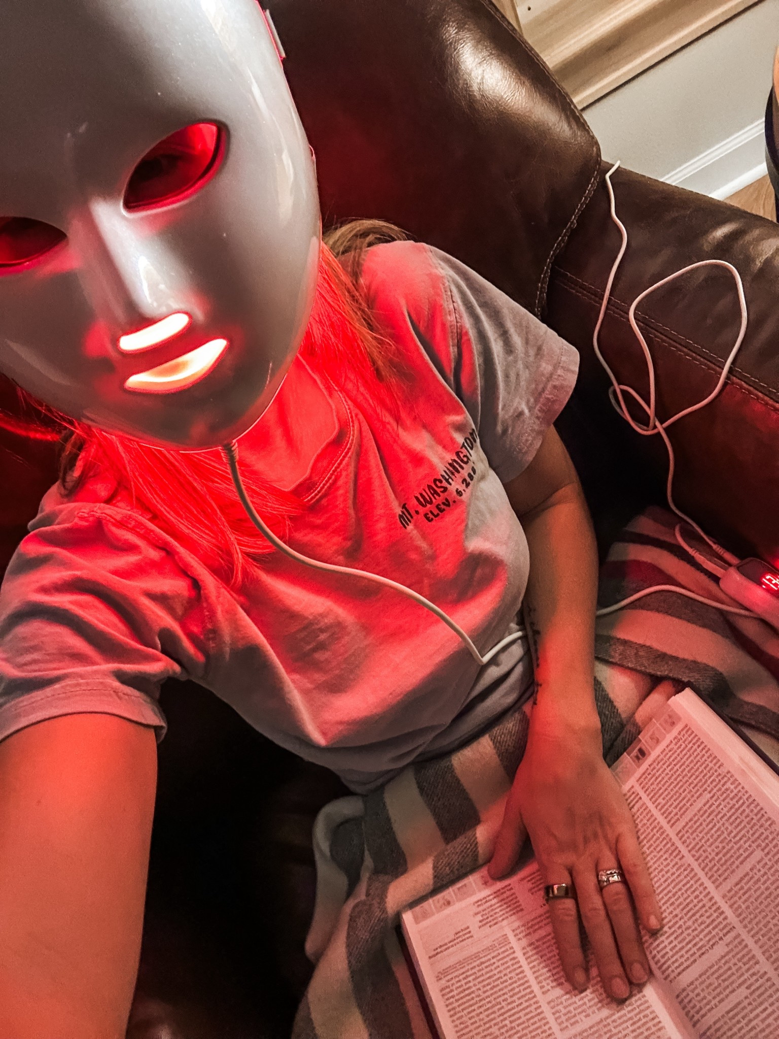 This new habit stack has been working for me… I got this red light mask a few years ago and never found myself using it because I didn’t have a good designated time for it. Evening didn’t work because by the time I get the kids around and the house cleaned, I plop in bed. So adding this to my morning bible time works perfectly! Would be a great Christmas gift for your girl  

#LTKdayinmylife #LTKmorningroutine #LTKGiftGuide