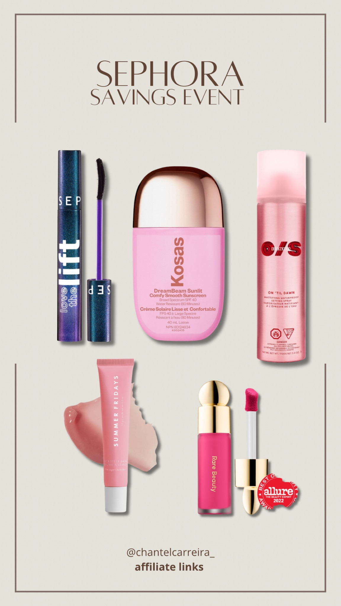 The @sephora savings event is here! Get up to 20% off site wide and in store at Sephora between April 5-15 with code "YAYSAVE" must be a beauty insider. Let me show you some of my favourites! #Sephorahaul #Sephorapartner

#LTKxSephora