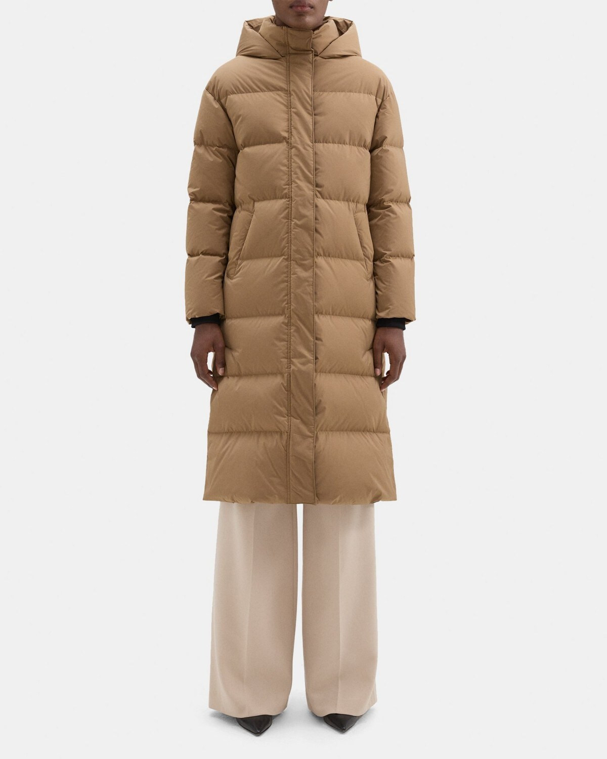 Puffer Coat in City Poly | Theory Outlet