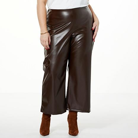 Antthony Faux Leather Gaucho Pant - 20894257 | HSN | HSN