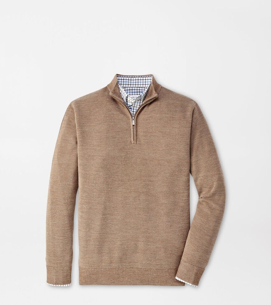 Breaker Birdseye Quarter-Zip | Peter Millar