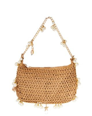 Seashell Raffia Shoulder Bag - Exclusive | Bloomingdale's (US)