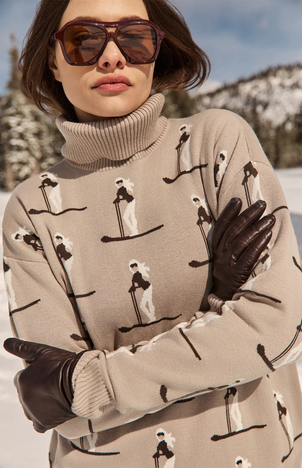 Nala Vintage Ski Sweater | Stone | Alp N Rock