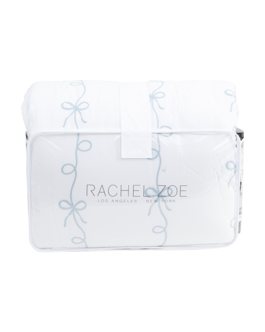 Embroidered Bow Comforter Set | TJ Maxx