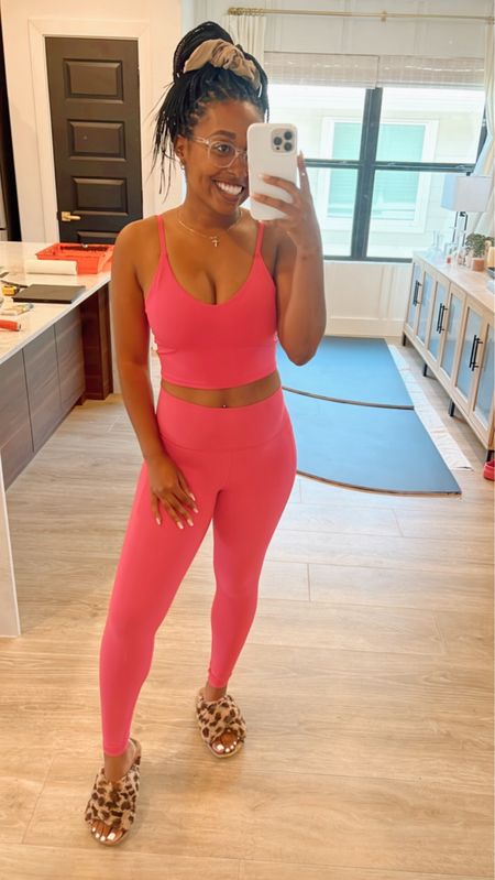 my favorite buttery soft & smooth workout set! if you live in athleisure like I do, this set of perfect for lounging or working out!

#LTKFind #LTKunder100