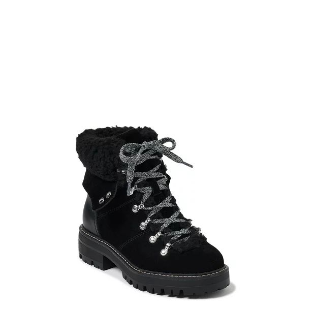 Time and Tru Women's Cozy Hiker Boot (Wide Width Available) - Walmart.com | Walmart (US)