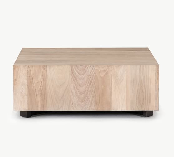 Terri 40" Cube Coffee Table | Pottery Barn (US)