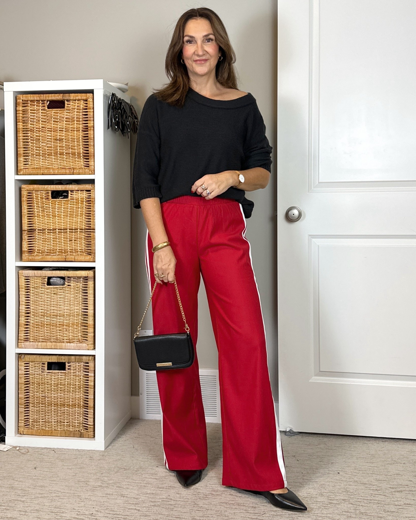 First Christmas party of the year! Got lots of compliments on these pants! I’m 5’ 7” wearing my usual size S in the pants and sweater. Sling back flats fit a little small, I went up 1/2 size.


#LTKFindsUnder100 #LTKSeasonal #LTKHoliday