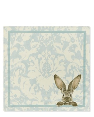 Damask Bunny Napkins, Set of 4 | Williams-Sonoma