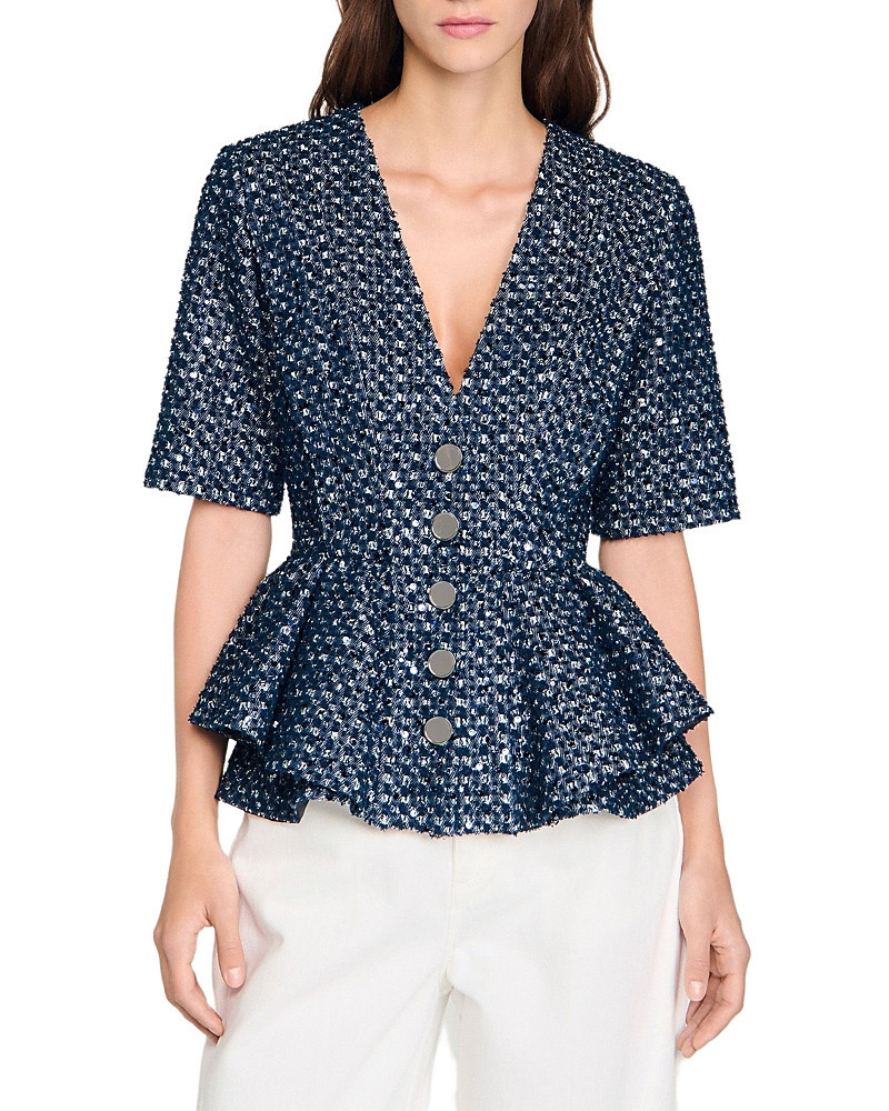 Sandro Sequined Jacket | Bloomingdale's (US)