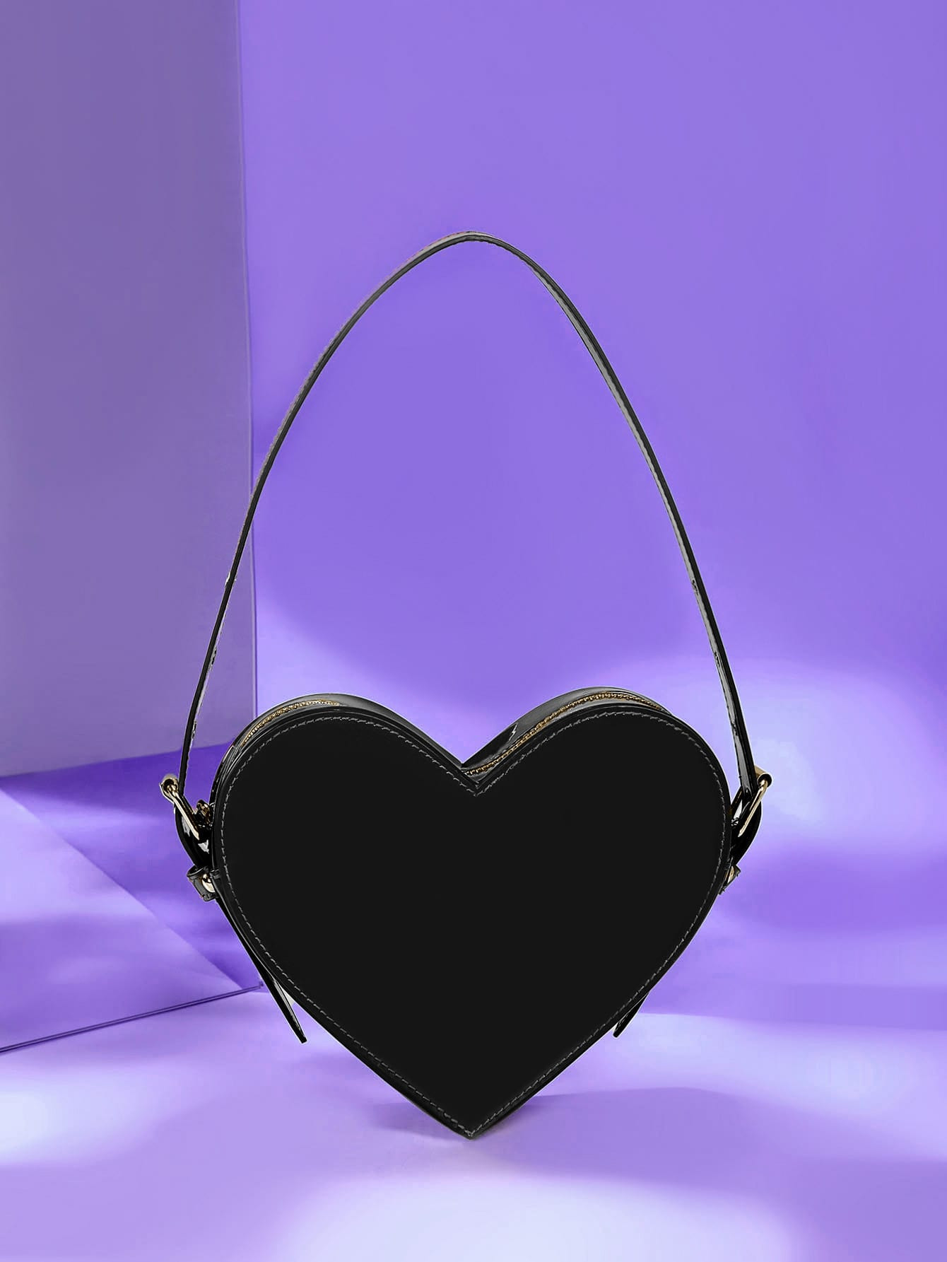 SHEIN ICON Minimalist Heart Design Novelty Bag | SHEIN