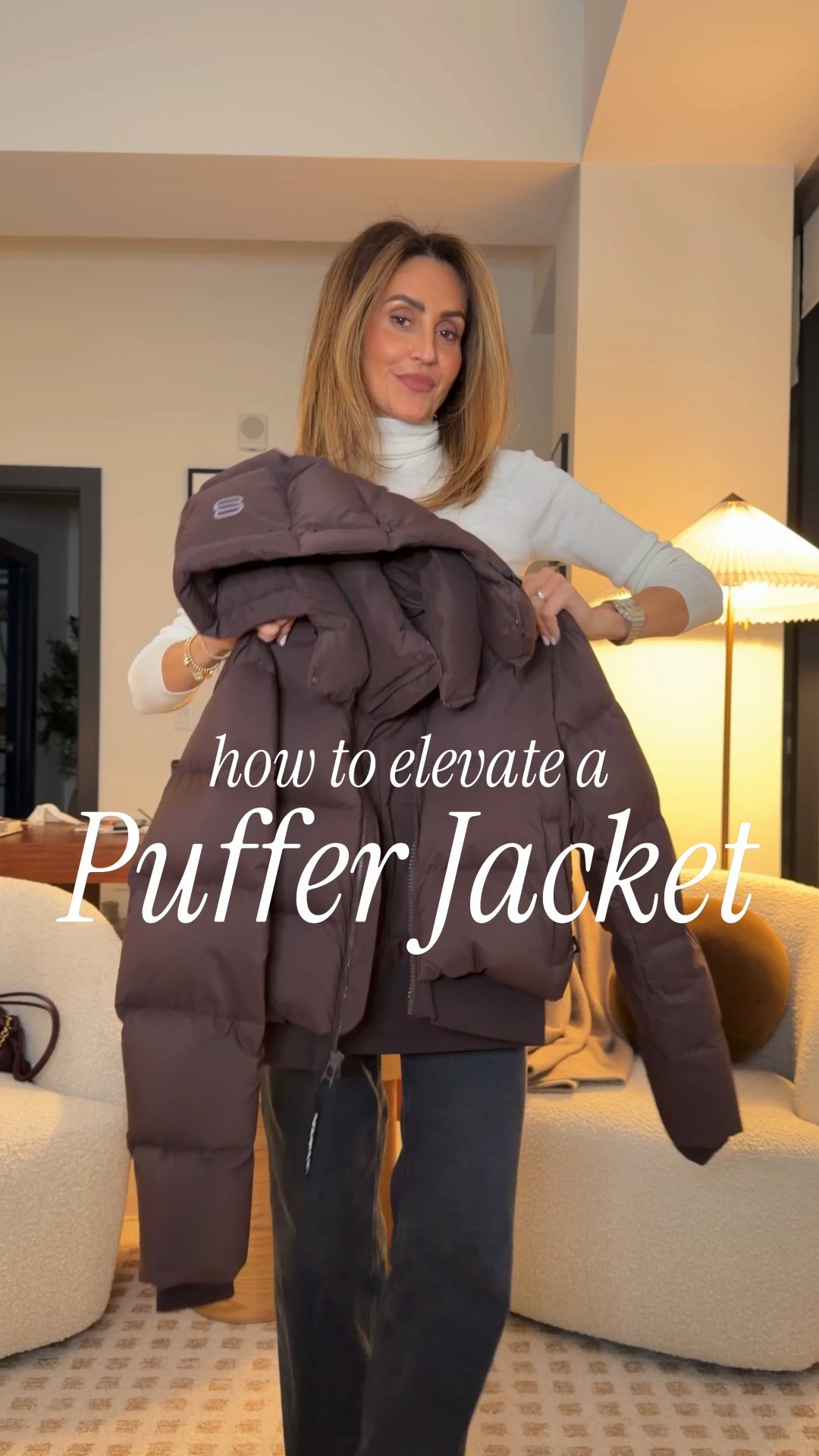 How to elevate a Puffer Jacket ✨🤎 comment SHOP and I’ll send you the links to shop this outfit! 

Puffer jacket outfit, winter elevated outfit, winter fashion, triangle scarf ideas 

#LTKGiftGuide #LTKgrwm #LTKootd