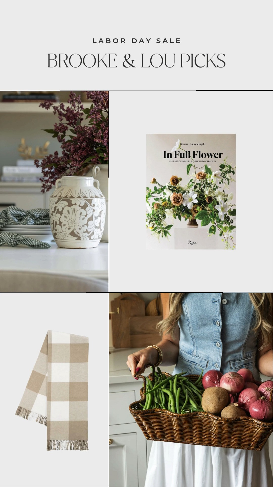 My favorites from the Brooke & Lou Labor Day Sale! Save 20% off sitewide through Sep 2. 

 #LTKHome #LTKSaleAlert #LTKFindsUnder50