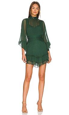 Shona Joy Lonie Long Sleeve Mini Dress in Rosemary from Revolve.com | Revolve Clothing (Global)
