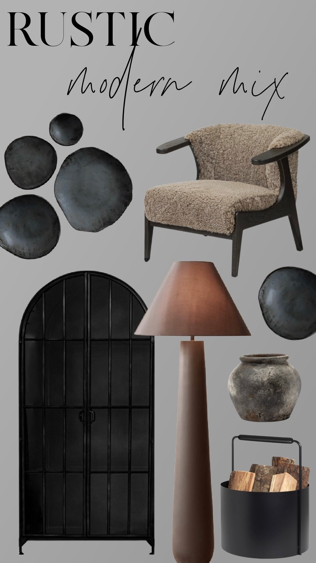 This rustic modern mix blends soft textures with bold, dark accents for that cozy-meets-modern feel. Every piece here adds depth and character without feeling heavy. Linked here.

#LTKHome #LTKFindsUnder100