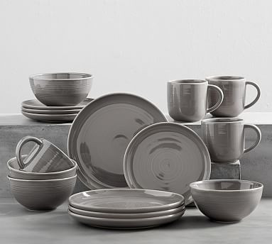Joshua Stoneware 16-Piece Dinnerware Set | Pottery Barn (US)