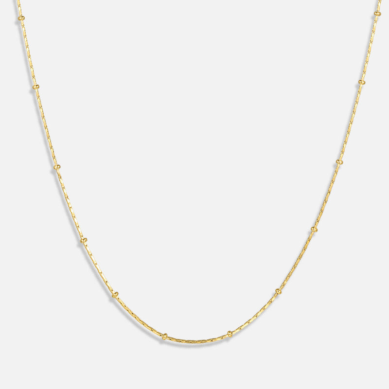 Simple Satellite Chain Necklace | Victoria Emerson