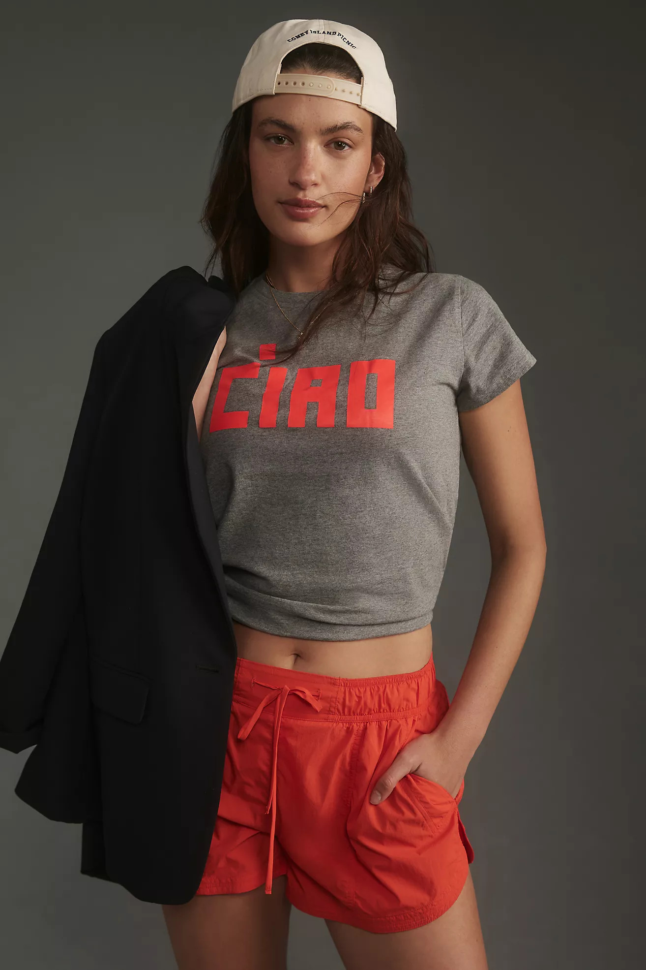 Clare V. Ciao Classic Tee | Anthropologie (US)