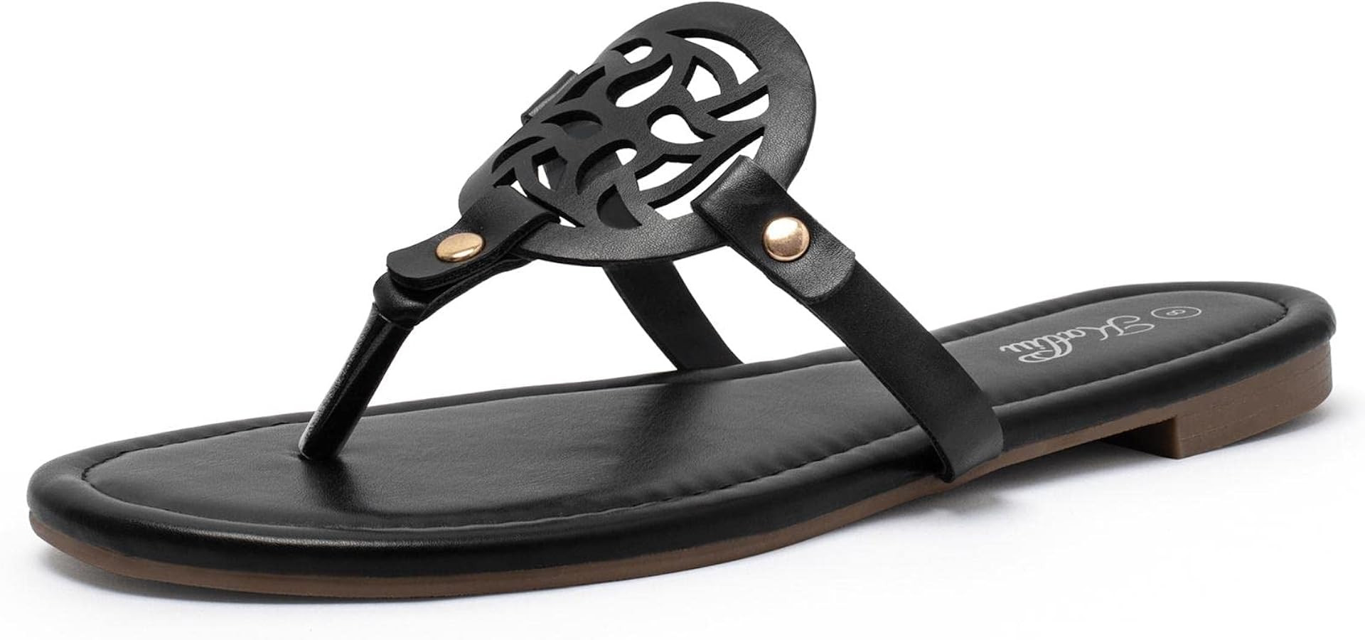 katliu Women's Flat Sandals Flip Flop Sandals Comfortable Dressy Thong Sandals | Amazon (US)