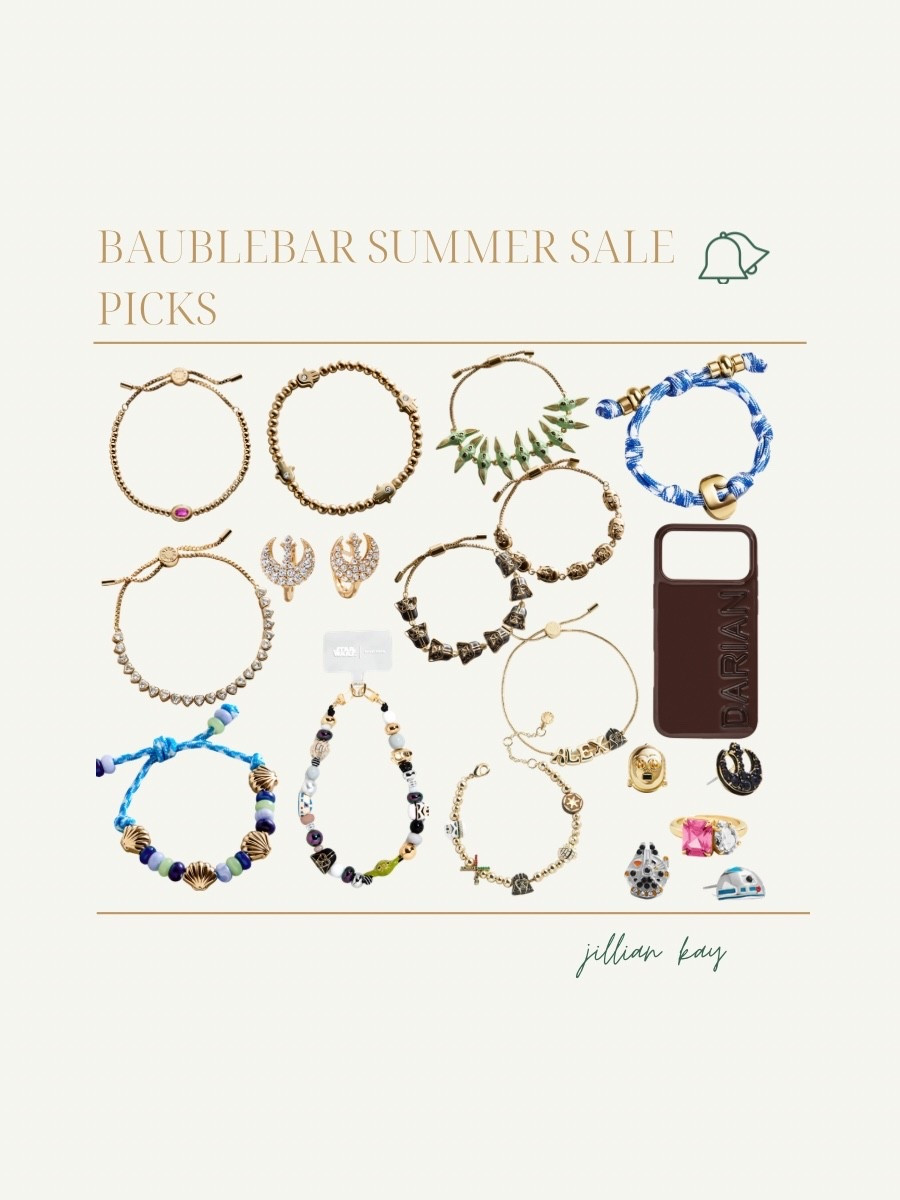 BaubleBar is having a big summer sale! ✨☀️💍 Now until 5/10! 

So many pieces are discounted and some bracelets are even just $10! Disney items are included as well! Here are some of my picks 🛒🛍️

Ig: @jkyinthesky

#baublebar #jewelry #summer #summersale #aestheticstyle #disney #disneyjewelry #disneyaccessories #pixar #starwars #jewelrystack #sale #accessories

#LTKootd #LTKSaleAlert #LTKBeauty