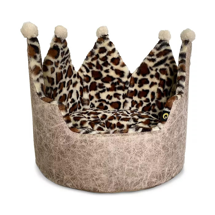 Leopard Print Crown Pet Bed | Bloomingdale's (US)