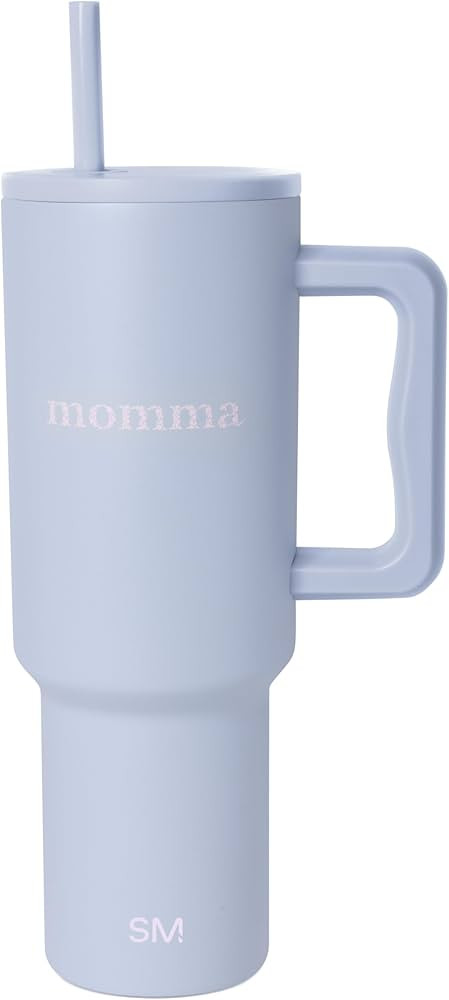 Simple Modern Mother's Day 40 oz Trek Tumbler with Handle and Straw Lid | Cup Holder Friendly Ins... | Amazon (US)