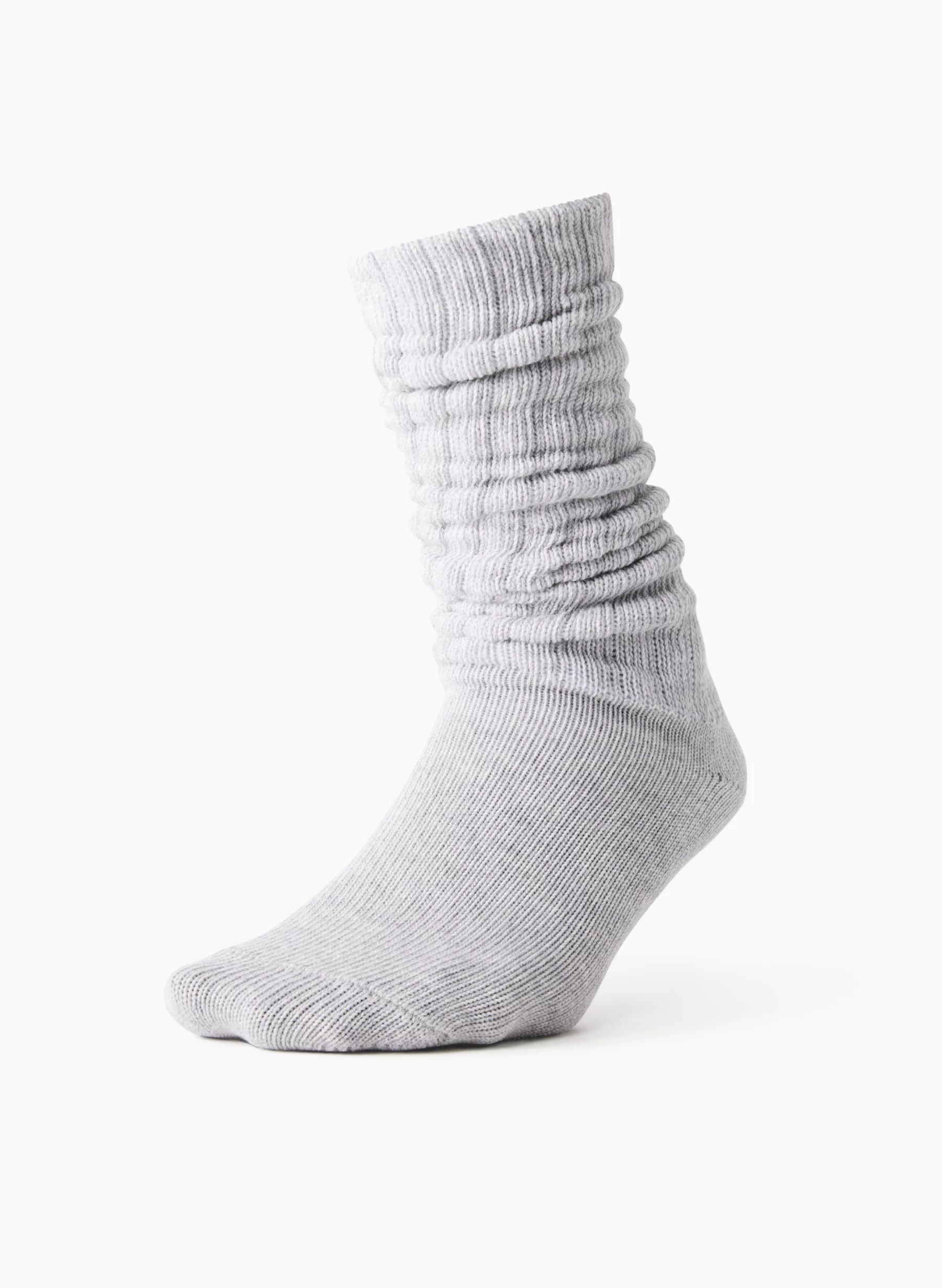 BASE SLOUCHY CREW SOCK | Aritzia