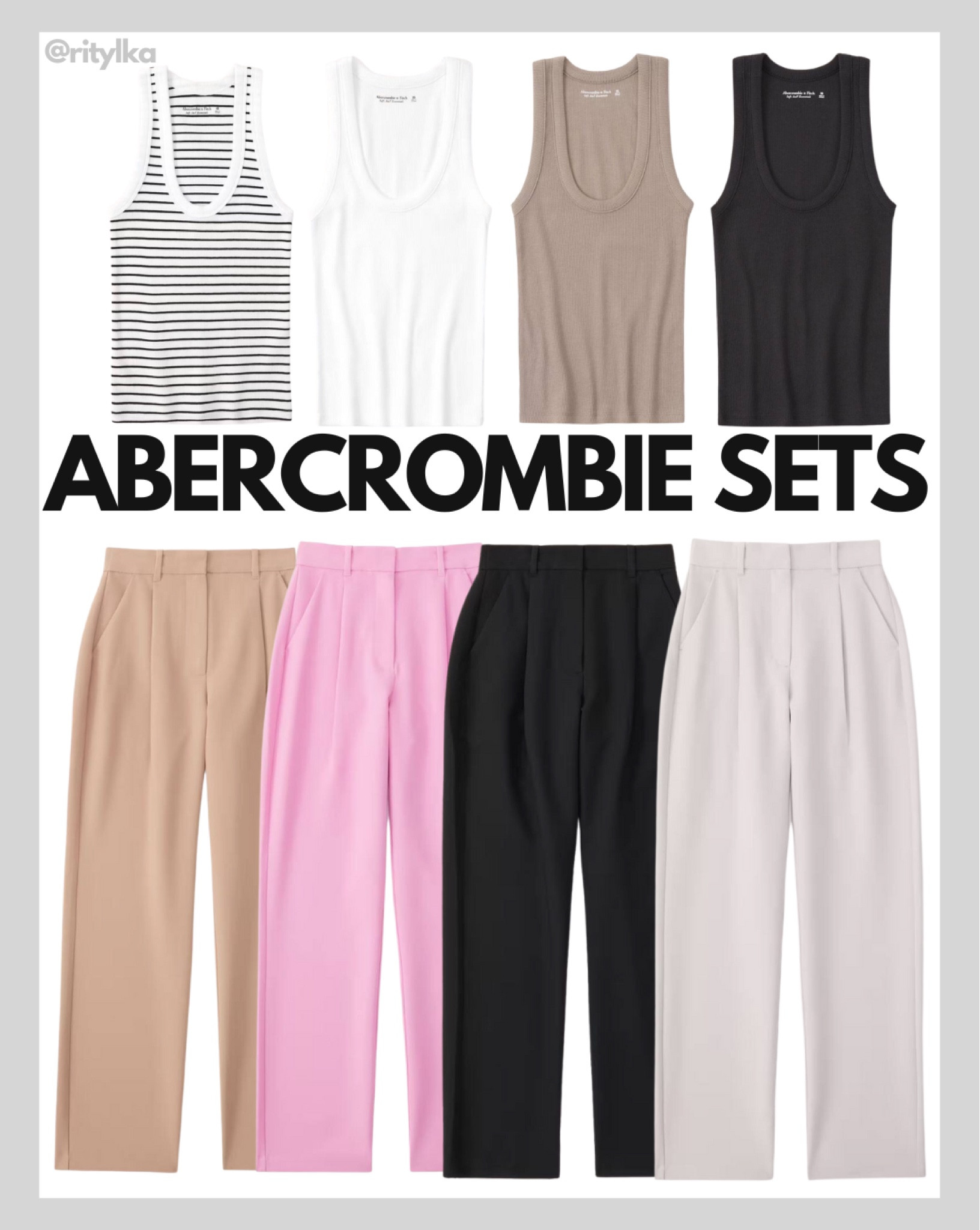 Abercrombie sets inspo

Abercrombie top
Abercrombie tops
Striped top
White top
Brown top
Black top
Abercrombie pants outfit
Tan pants
Pink pants
Black pants
Grey pants

 #abercrombietops #abercrombiesale #spring2023outfits #spring2023fashion #workwear #workoutfit

#LTKitbag #LTKsalealert #LTKSeasonal#LTKshoecrush #LTKstyletip #LTKswim #LTKunder100 #LTKtravel #LTKunder50 #LTKwedding #LTKworkwear #LTKFind

#LTKunder50 #LTKSeasonal #LTKworkwear
