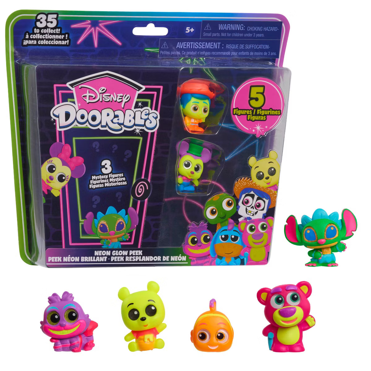 Disney Doorables Neon Glow Peek | Target