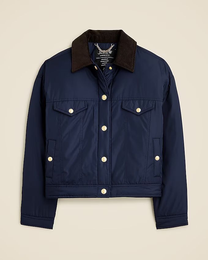 Puffer trucker jacket | J. Crew US