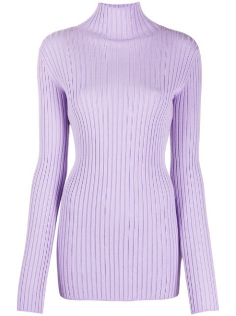 ribbed turtle-neck jumper | Farfetch (US)